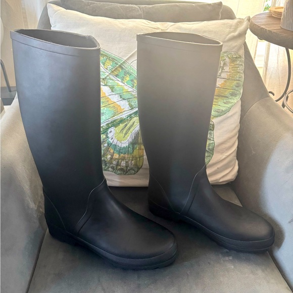 J.Crew Tall Lug-sole Rain Boots*Sz.9 (NWOB) - Picture 2 of 6